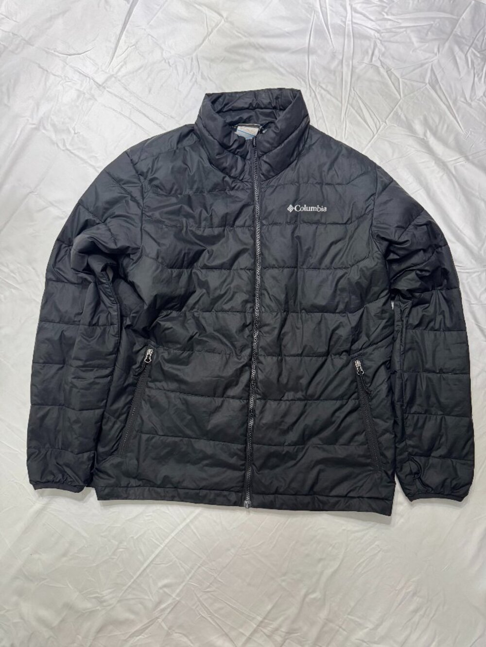 Columbia Black Interchange Puffer Jacket Men's Large
